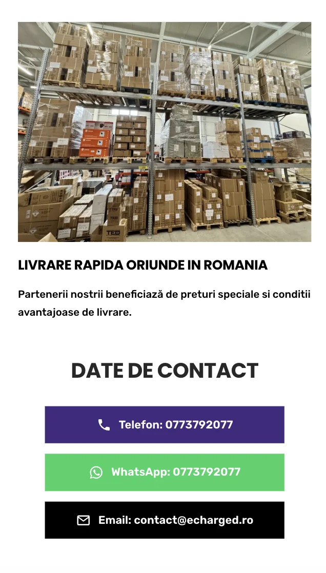 eCharged — Contact pe mobil